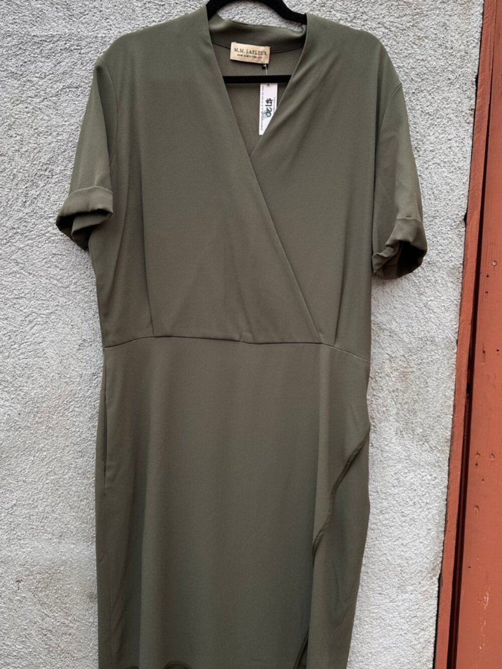 M.M. LaFlure Olive Green Dress